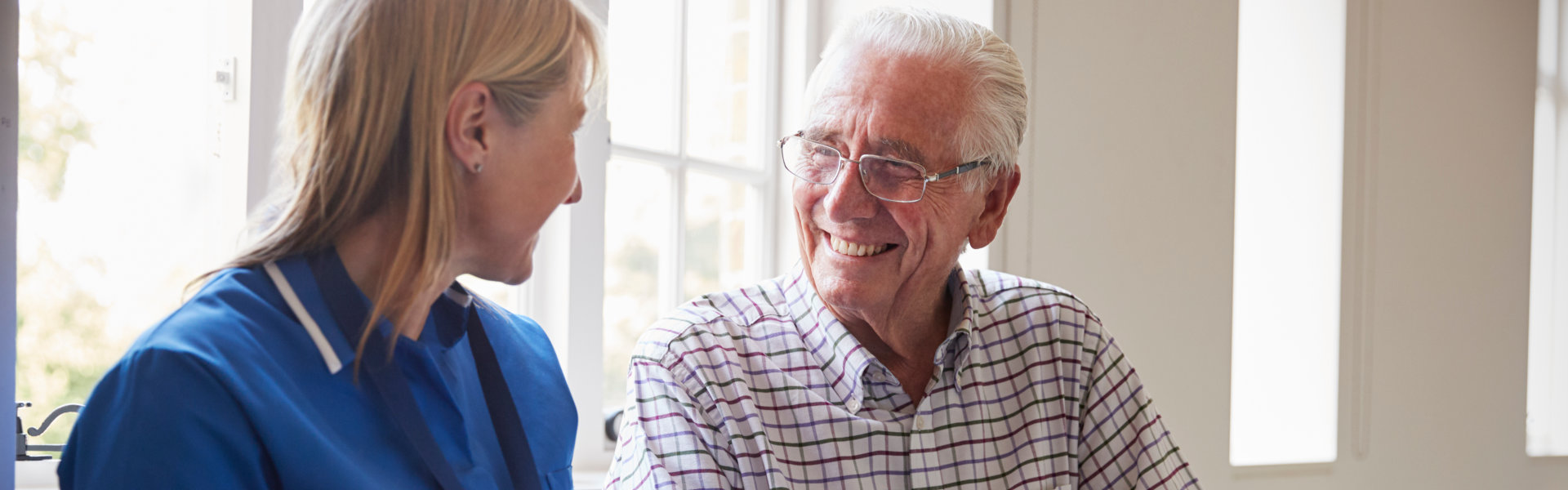 two person smiling